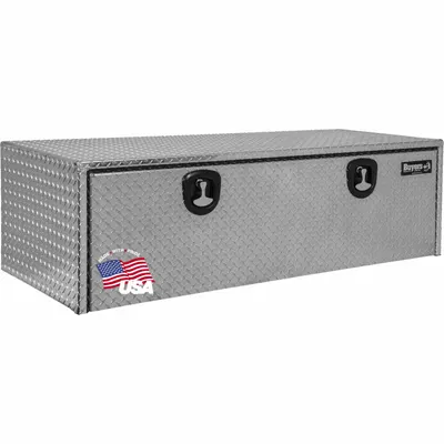BUYERS PRODUCTS Underbody: Underbody Truck Box, Single Drop-Down Door Door, 18 in Overall Dp - Single Drop-Down Door Boxes