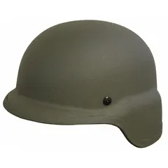 This Level IIIA ballistic helmet is constructed from Aramid and features an integrated suspension system. It is designed for use in tactical, law enforcement, and security operations where protection against handgun threats is required. The helmet is available in size L.