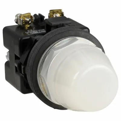 EATON Pilot Light: 30 mm Panel Mounting Size, White, LED - LED Pilot-Lights