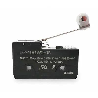 OMRON Snap Action Switch: Hinge Roller Lever Actuator, 3NO/3NC - Roller-Lever Snap-Action Switches