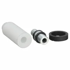 This ceramic siphon-feed blasting nozzle kit is designed for abrasive blasting operations to clean, strip, or prepare surfaces. It features a 3/16 in orifice and 6.2 cfm air consumption, and includes an air jet. Suitable for industrial maintenance, metal fabrication, and automotive refinishing applications.