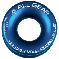 This low friction rigging ring is constructed from premium aircraft aluminum in a blue/red finish. It is used for redirecting ropes in lifting, pulling, and positioning systems, reducing friction during operation. Suitable for arboriculture, climbing, and industrial rigging tasks