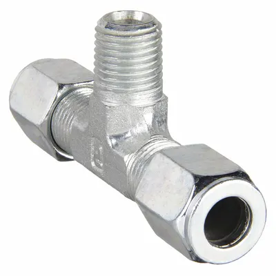 PARKER Ferulok Flareless Bite-Type Steel Compression Tee - Flareless Bite-Type Steel Compression Fittings
