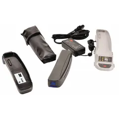 Adapter kit for use with 3M Versaflo Battery TR-600 Series powered air-purifying respirators. Enables the TR-600 Series battery to power Breathe Easy Series PAPRs. Suitable for industrial safety applications requiring flexible battery compatibility.