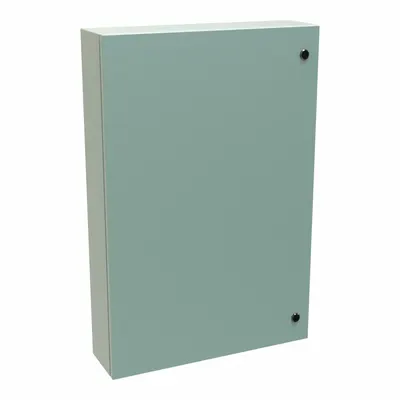 HAMMOND Electrical Enclosure: Steel, 36 in x 24 in x 6 in, NEMA 12/3R/4, Solid Cover - Steel Washdown Enclosures
