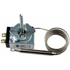 Electric thermostat for temperature regulation in commercial and industrial HVACR systems. Designed as a direct replacement control for existing equipment to restore precise temperature management.