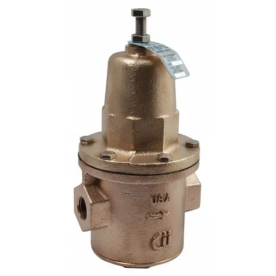 APOLLO Water Pressure Reducing Valve: NPT x NPT, 1 1/4 in Pipe Size, Bronze - High Capacity Water Pressure Regulators