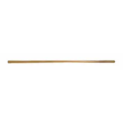Replacement wood handle with round eye attachment, 54 inches in length. Designed for use with fire rakes and similar garden tools requiring a long handle for leverage.