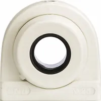 NTN Pillow Block Bearing: 1 3/16 in Bore Dia, Polymer, (2) Open End Caps (MPN SUCTBL206-19C0FG1)