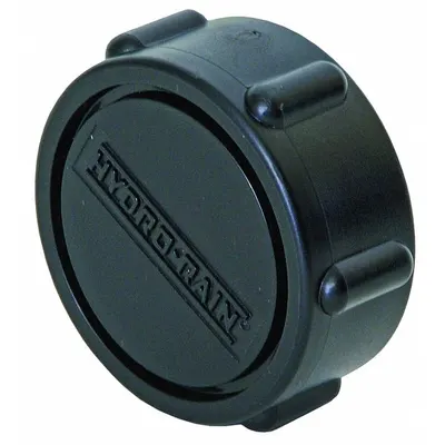 HYDRORAIN Cap: 1" MIPT, PVC, 350 psi Max Working Pressure, 2.25 in Wd - Irrigation Fitting Caps