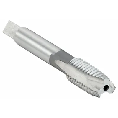 CHICAGO-LATROBE Spiral Point Tap: 1/2"-13 UNC, H3 / 2B, 3 Flute, Plug Chamfer - General Purpose Spiral-Point Taps