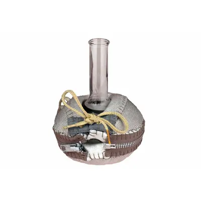 BRISKHEAT Heating Mantle: 1 L Capacity, 380 W Watt - Max, Fiberglass Cloth - Cloth-Housed Spherical Heating Mantles