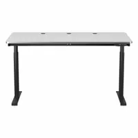 VERSADESK Electric Sit-Stand Desk: Black, Wood, 60 in Overall Wd, 30 in Overall Dp, Laminate/Steel (MPN VT1076030-03-01)