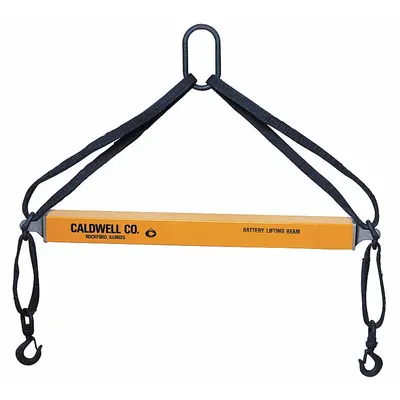 CALDWELL Battery Lifting Beam: Battery Lifting Beam, 4,800 lb Working Load Limit - Corrosion-Resistant Battery Lifting Beams