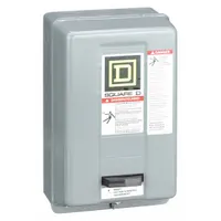 SQUARE D Magnetic Motor Starter: Non-Reversing, 3 Poles, NEMA Size 00, 9 A, 120V AC Coil (MPN 8536SAG12V02S)