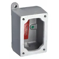 APPLETON ELECTRIC Mounting Body: 1 Gangs, Iron, 1/2 in Hub Size, Dead End, 6 13/16 in Overall Ht (MPN EDS171)