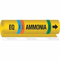 Pipe Marker: EQ, LIQ/VAP, Low, Fits 1 1/2 to 2 3/8 in Pipe O.D., 1 Pipe Markers, With (MPN 58014)