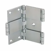 This weld-on butt hinge is made of stainless steel with a full surface design and a leaf width of 3 1/16 inches. It features a plain bearing and a non-removable pin, suited for permanent mounting on industrial enclosures, machinery doors, and heavy-duty access panels