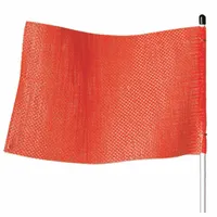 Warning Whip Flag Light-Duty: Orange, 7 1/4 in Flag Ht, 11 1/2 in Flag Wd (MPN FS3007)
