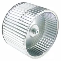 Blower Wheel: 11 in Dia, 8 in W, CW Closed End, Steel Wheel, 1 Inlets, 1/2 in Bore, Tacked, Center (MPN S1-026-19654-709)