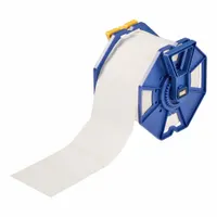 Pre-Cut Label Stock Roll: 2 1/4 in x 3 1/4 in, Acrylic, Aggressive Adhesive/Permanent Adhesive (MPN J-391-2569)