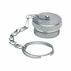 Threaded hydraulic hose plug made of steel with a 1/4 in fitting size. Designed to seal hydraulic system ports, protecting against dirt, moisture, and debris during maintenance or when lines are disconnected. Suitable for use in industrial machinery, mobile equipment, and hydraulic power units.