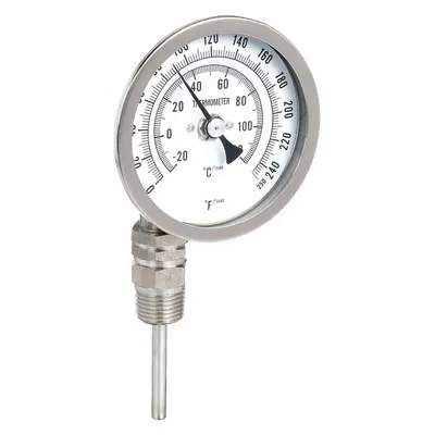 OEM Side- & Bottom-Mount Fixed-Angle Thread-Mount Dial Thermometer - Side- & Bottom-Mount Fixed-Angle Thread-Mount Dial Thermometers
