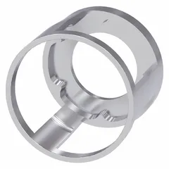 This metal guard is designed for use with mushroom head push buttons in the Siemens 3SU series. It provides physical protection for the actuator, helping to prevent accidental operation. Suitable for 22 mm panel mounting holes, the guard is commonly applied in industrial control panels and machinery.