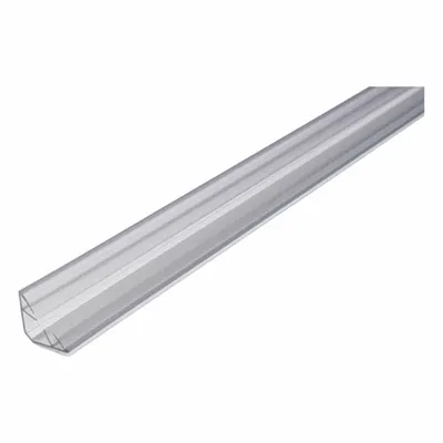 LORIENT Smoke and Draft Seal: Fin, Self-Adhesive Mounting, Std, Flex Elastomer/Rigid PVC - Fire & Smoke Perimeter Door Seals & Gaskets