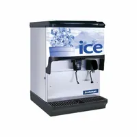 SCOTSMAN Ice Dispenser: 250 lb Storage Capacity, Lever, Antimicrobial, 41 in x 30 in 31 in (MPN IOD250WF)