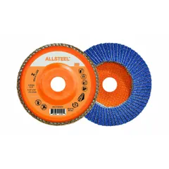 Contaminant-free grinding wheels for stainless steel, designed to prevent iron contamination that can cause rust. Suitable for removing surface defects, weld seams, and burrs in fabrication, metalworking, and maintenance tasks. Each wheel measures 7 in diameter with a 7/8 in arbor hole, 60 grit, supplied in a 25-pack.