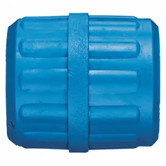 This sleeve-style reamer is used for deburring and reaming metal tubing and conduit. It accommodates pipe sizes from 1/8 in minimum to 1 1/4 in maximum and has an overall length of 2 in. Suitable for preparing cut pipe ends for connections in plumbing, HVAC, and electrical conduit installations.