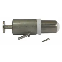 Replacement plunger kit for float valves. Compatible with manufacturer model R1351-3/8. Used to restore sealing and operation in float valve assemblies for fluid control systems.