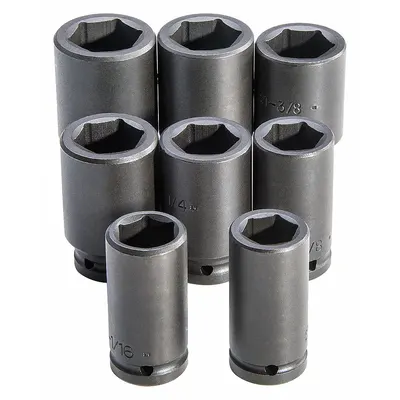 PROTO Impact Socket Set: 3/4 in Drive Size, Small Set (0-50 pieces) Set Size - SAE Impact Socket Sets