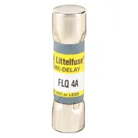 LITTELFUSE Fuse: FLQ Series, Midget, Time-Delay, 4 A, 500 V AC, 300 V DC, 13/32 in x 1 1/2 in (MPN FLQ004)