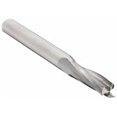 ONSRUD Solid Router Bit: Spiral Upcut, 3 Flute, 1/4" Cut Dia - Spiral-Flute Finishing Router Bits for Plastics & Wood
