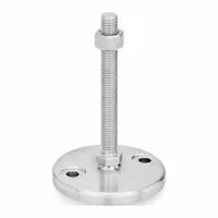 JW WINCO Male-End Leveling Mount: Swiveling Stud, 3/8"-16 Thread Size, 3.15 in, 6,295 lbf Capacity (MPN 23-80-3/8X16-75-D1-SK)