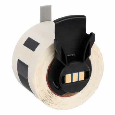 BRADY Pre-Cut Label Stock Roll: 1 in x 1 in, Polyester, Cryogenic, Permanent Adhesive - Brady Water-Dissolvable Continuous Label Rolls