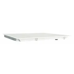 This 2 ft. x 2 ft. LED flat panel troffer operates at 40 W with a selectable color temperature of 3500K, 4000K, or 5000K. It accepts 120 to 277V AC input and is dimmable. Suitable for commercial and industrial lighting applications such as offices, schools, hospitals, and retail spaces.