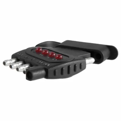 CURT 5-Way Flat Trailer Wiring Connector - Fleet and Vehicle Maintenance