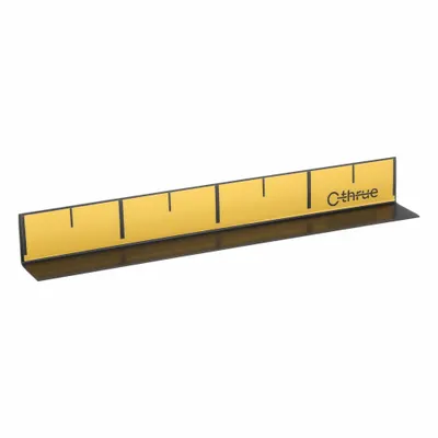 IDS Reflective Bar: Track Pad, Black/Silver, Concrete Scanner, C-THRUE Concrete Scanner - Wall Scanner Accessories
