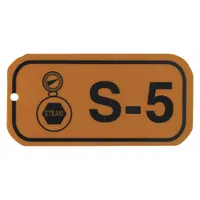 BRADY Lockout Tag: None/ No Header, S-5, Polystyrene, English, Plastic, Holes (MPN 105663)