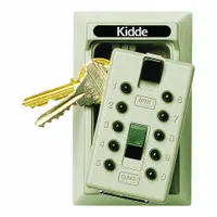 KIDDE Lock Box: Mechanical Combo Lock, 5 Key Capacity, 4 1/2 in Outside Ht, 2 1/2 in Outside Wd (MPN 1409)