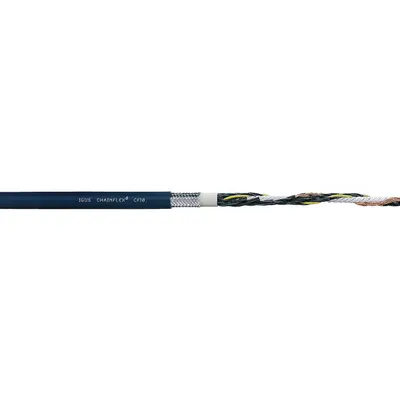 CHAINFLEX Control Cable: 14 AWG, 12 Conductors, Order by the Foot, TPR Jacket - Continuous Flexing Control Cables