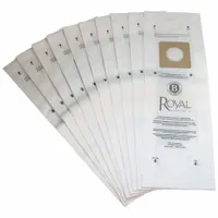 ROYAL Vacuum Bag: Royal/Royal Commercial, Dry, Metal, 2-Ply, Std, 2066247001
