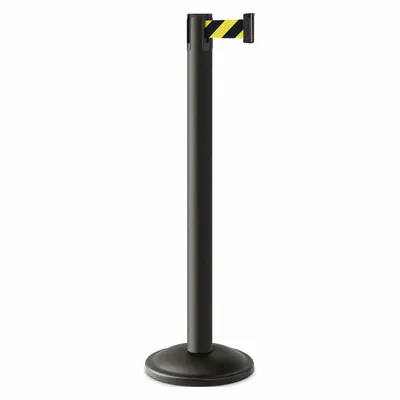 LAVI Pattern Retractable Belt Post Barrier - Pattern Retractable Belt Post Barriers