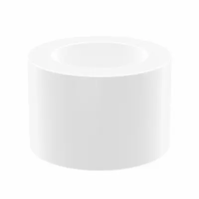 OILITE Sleeve Bearing: PTFE, 1/2 in Bore, 3/4 in OD, 1/2 in Overall Lg, White - Chemical- & Heat-Resistant Plastic Sleeve Bearings