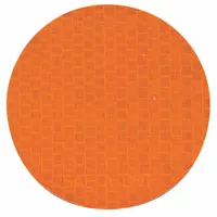 Floor Marking Tape: Circle, Solid, Orange, No Legend, 3 in, 20 mil Tape Thick, INCOM, RR, 50 PK (MPN RR350AM)