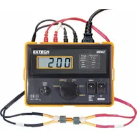 EXTECH Milli Ohmmeter: 200 microohm to 2 kiloohm, Digital, Insulation Resist/Low Resist (MPN 380462-NIST)