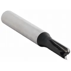 Carbide-tipped straight profile router bit with a 1/4 in cutter diameter, designed for wood. Used for cutting straight profiles such as grooves, dados, and rabbets in cabinetry, furniture making, and general woodworking.